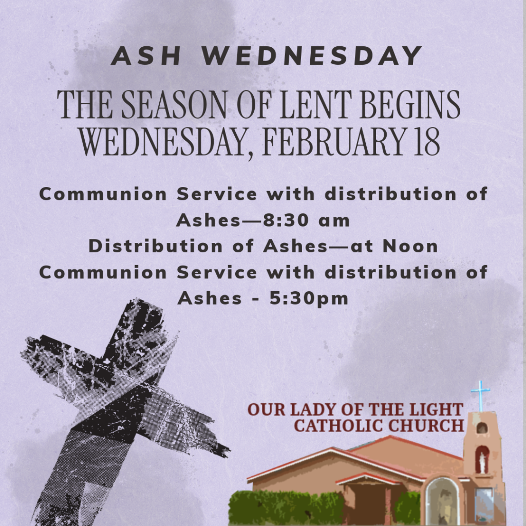 AshWednesday_ourlady of the light